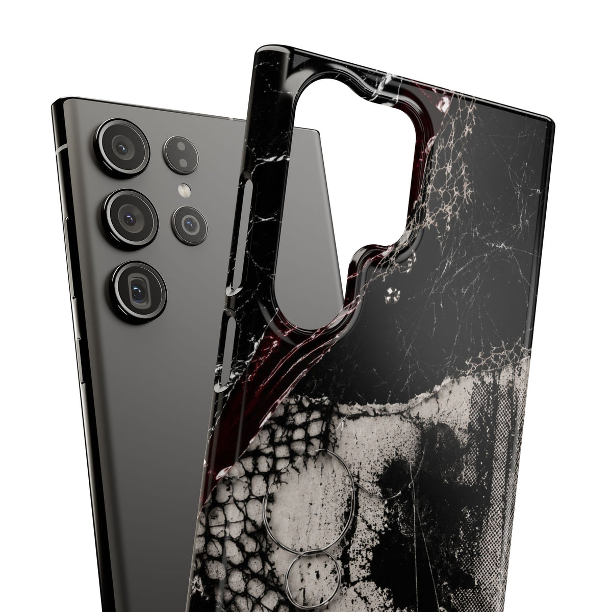 Midnight Static Snap Phone Case