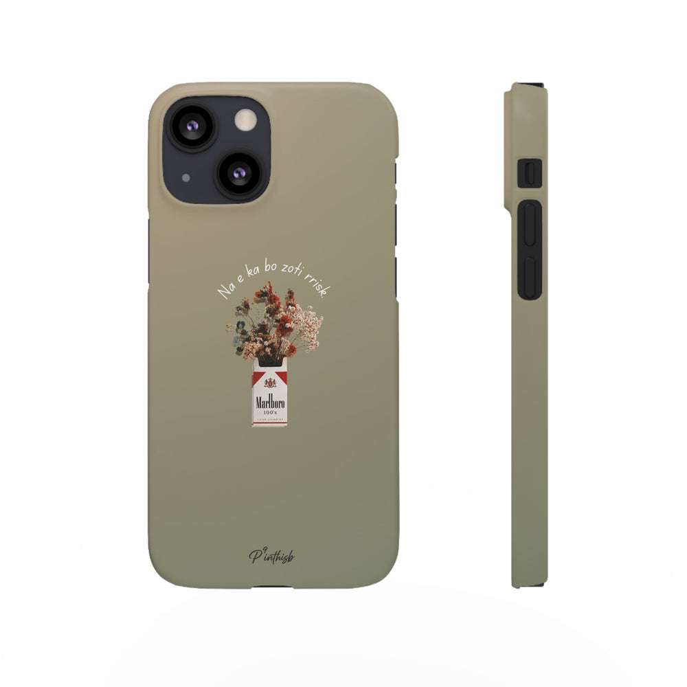 "Na e ka bo zoti rrisk." Snap Phone Case