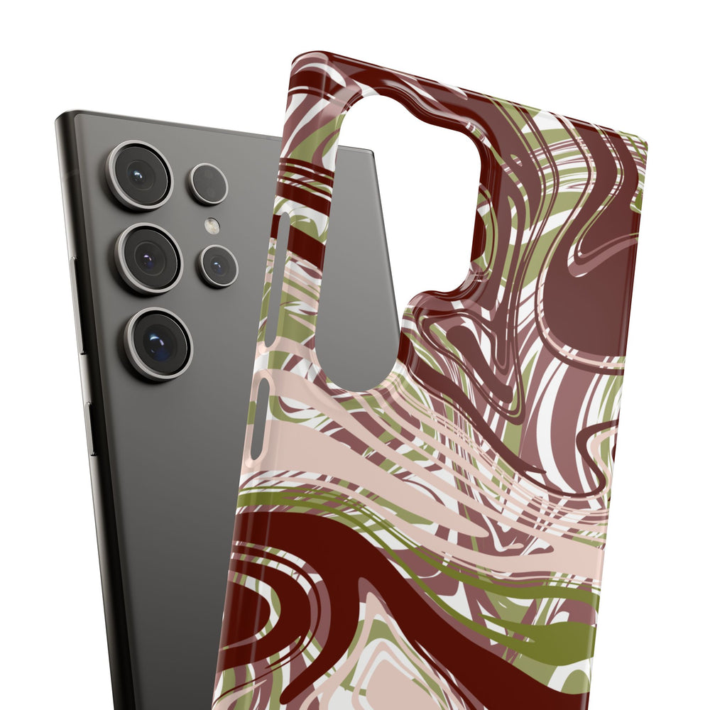 Abstract Marbled Snap Phone Case