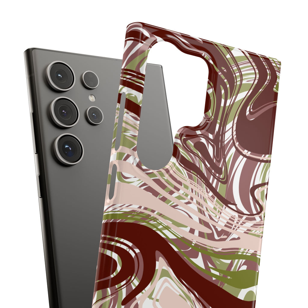 Abstract Marbled Snap Phone Case