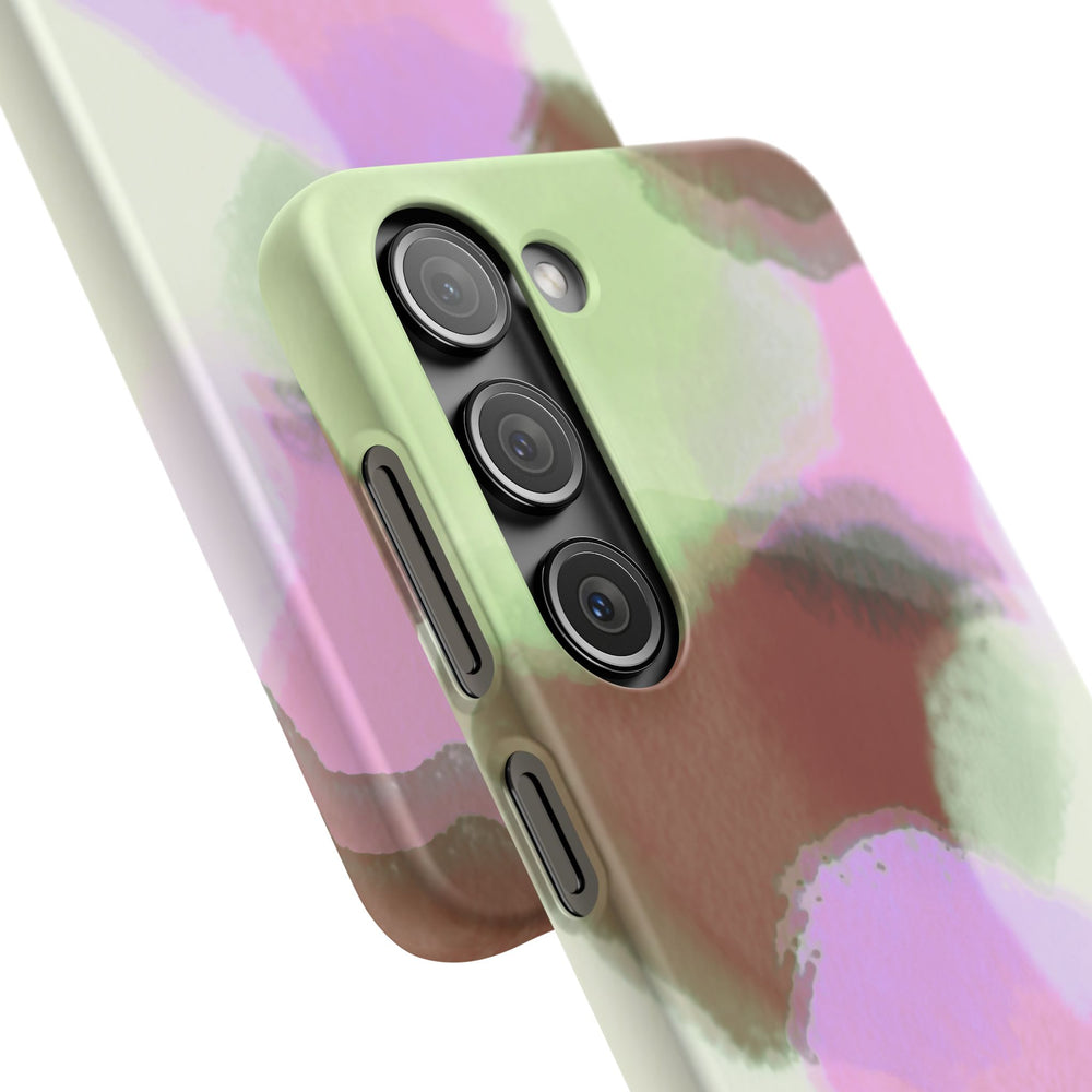 Abstract Pastel Camouflage Snap Phone Case
