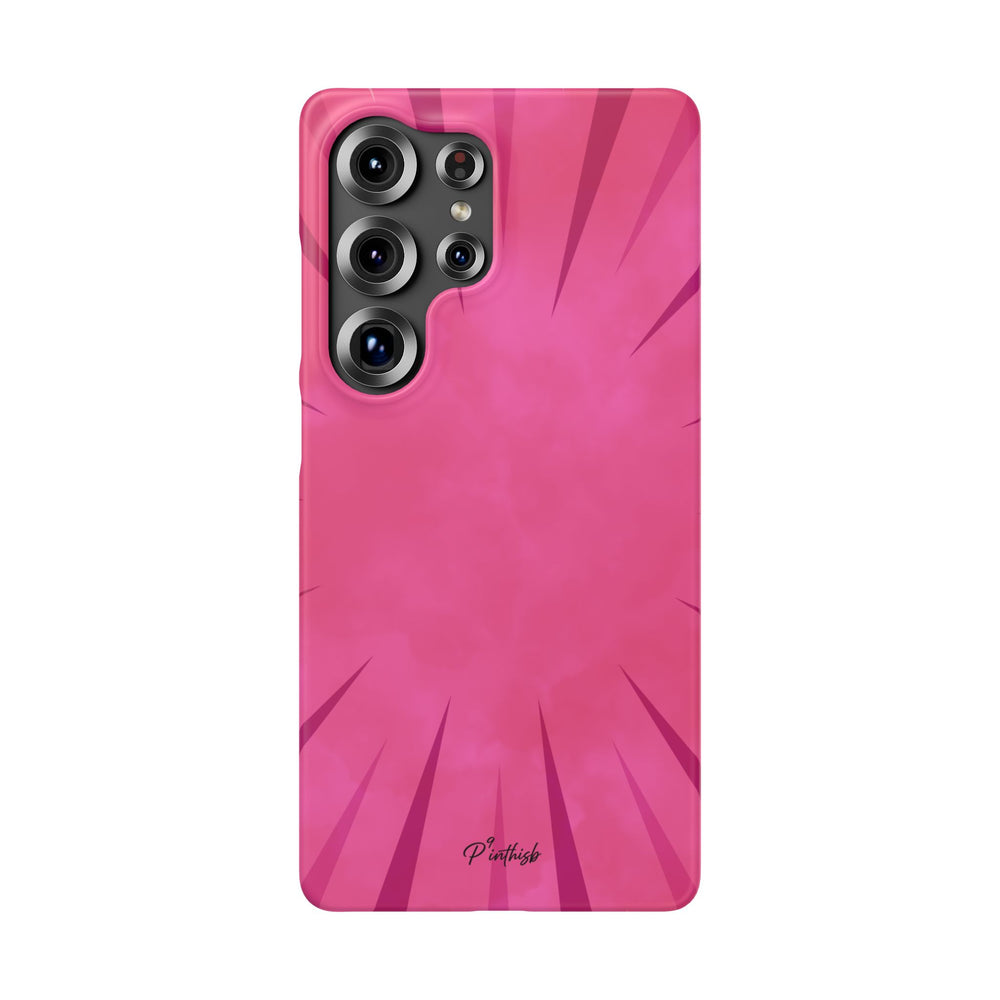 Pink Burst Snap Phone Case