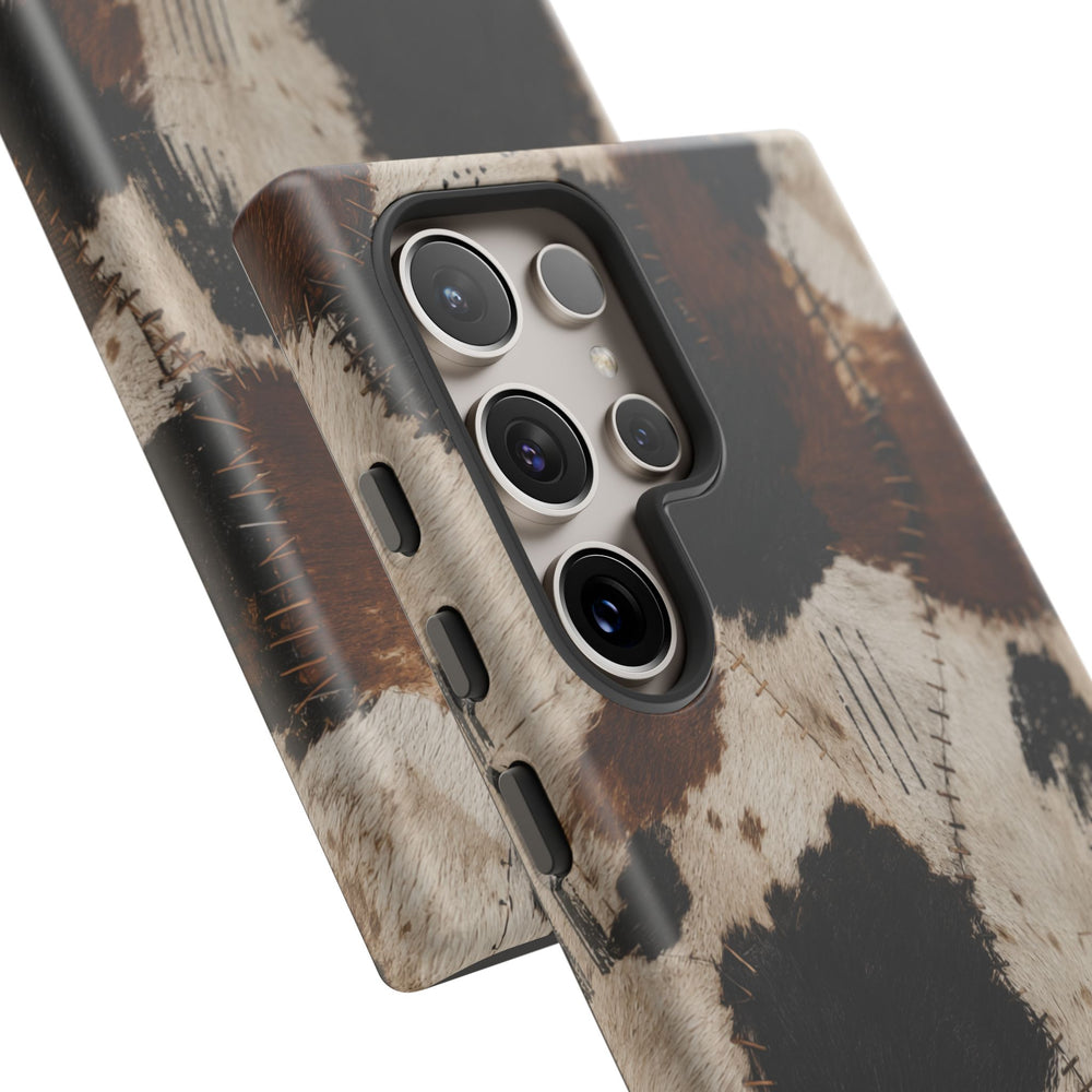 Brown & Black Animal Print Tough Case