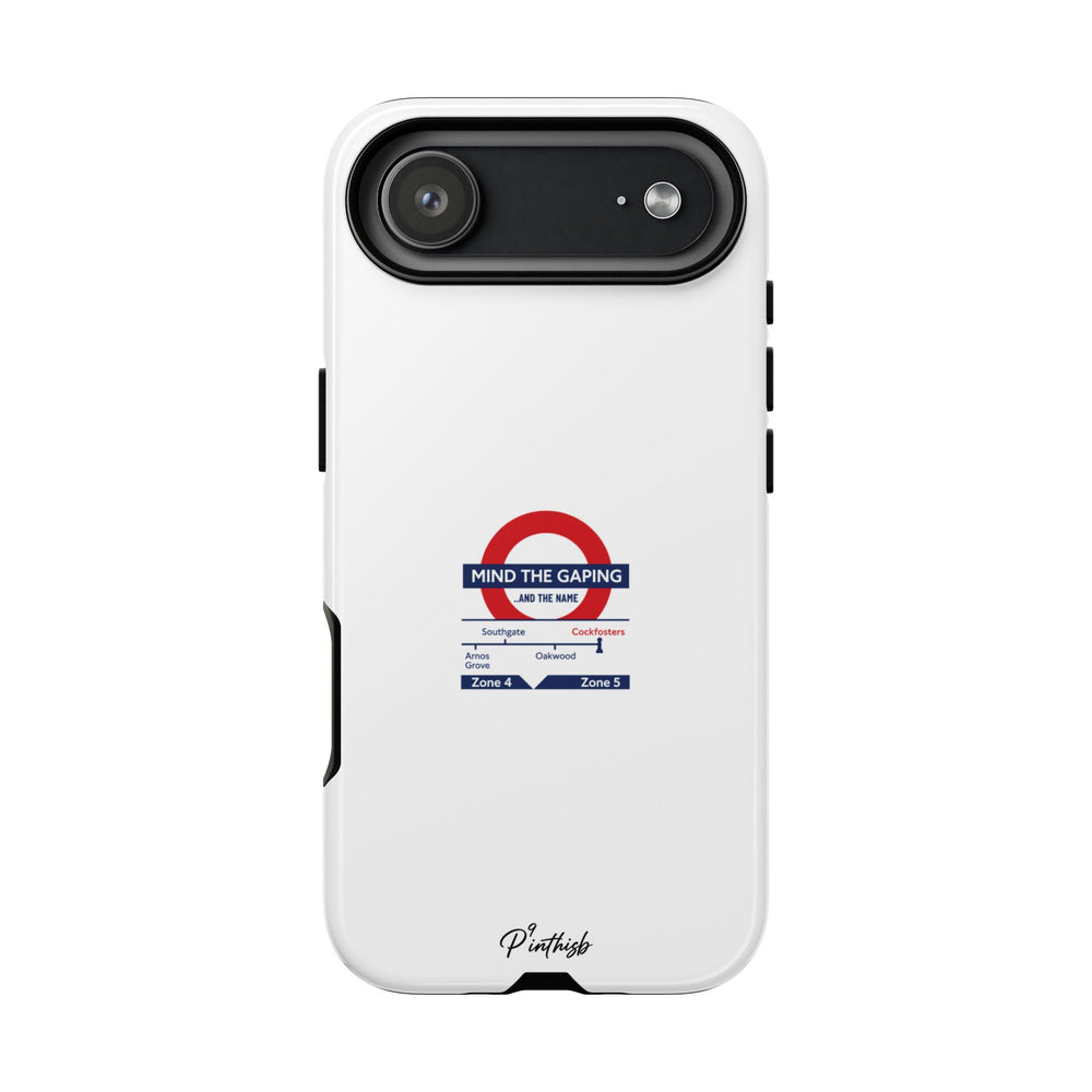 "Mind the Gaping" London Tube Parody Phone Case