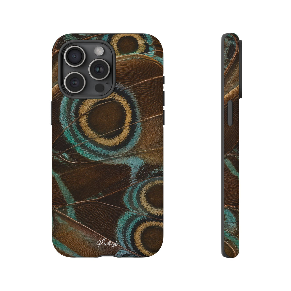 Peacock Feather Pattern Tough Case