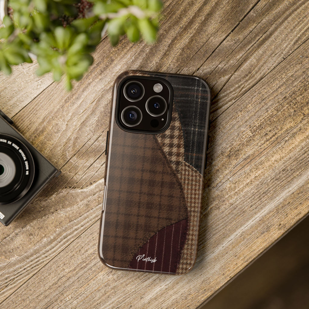 Rustic Brown Retro Tough Case