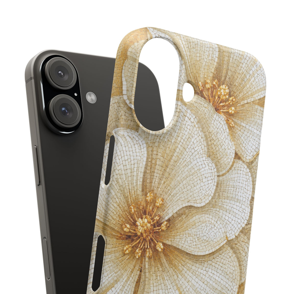 Floral Gold Bloom Snap Case