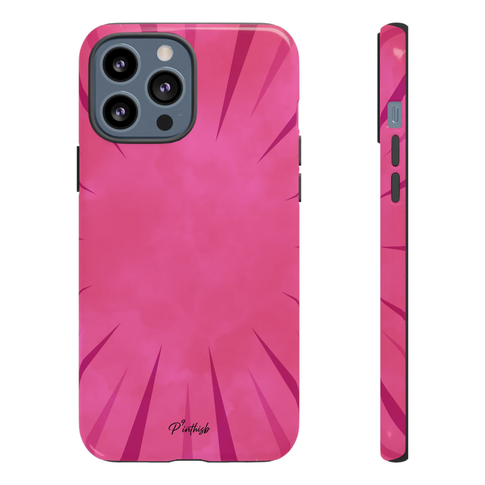 Pink Burst Tough Phone Case