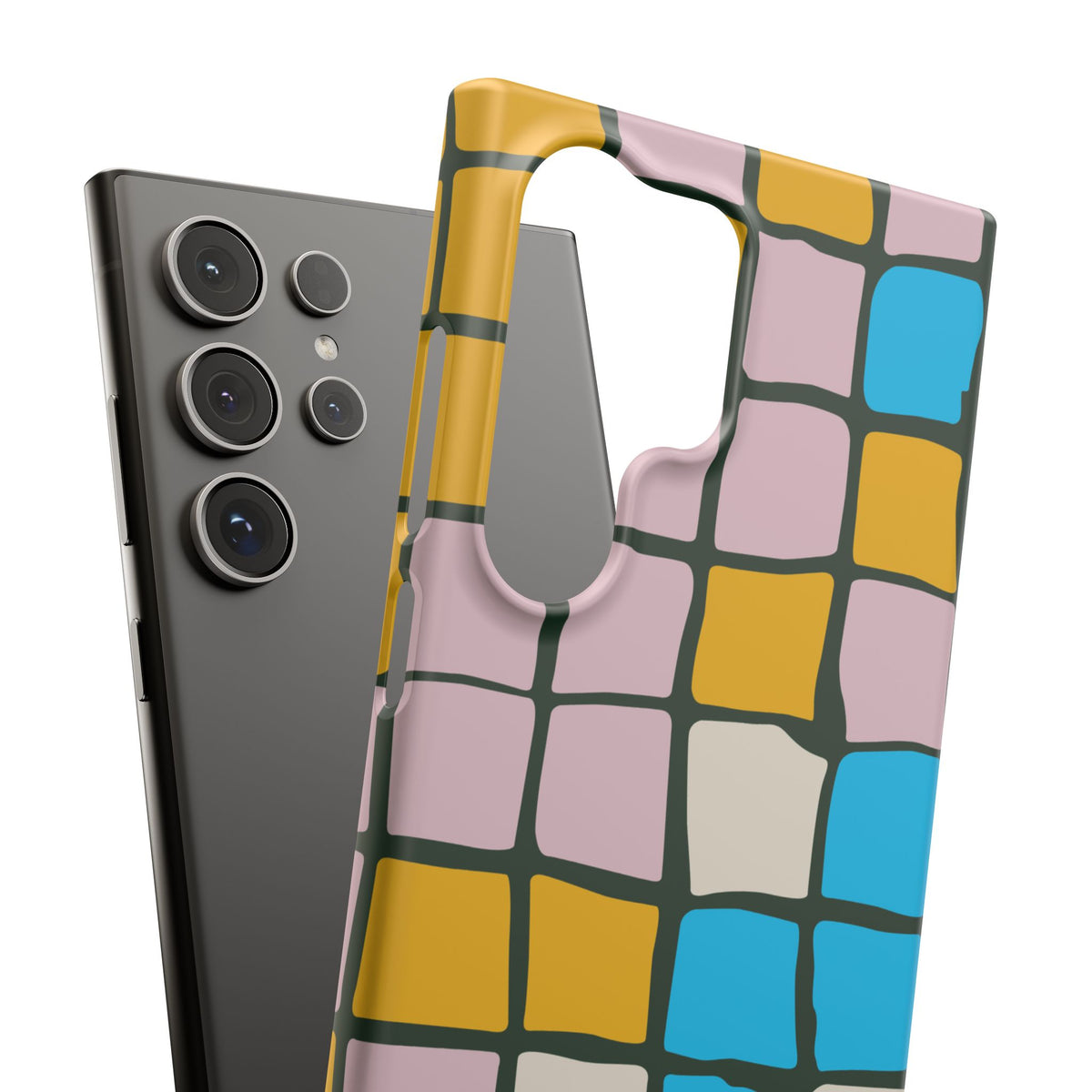 Color Grid Snap Phone Case
