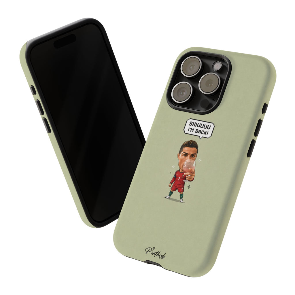 "SIIUUU, I'M BACK" CR7 Tough Phone Case
