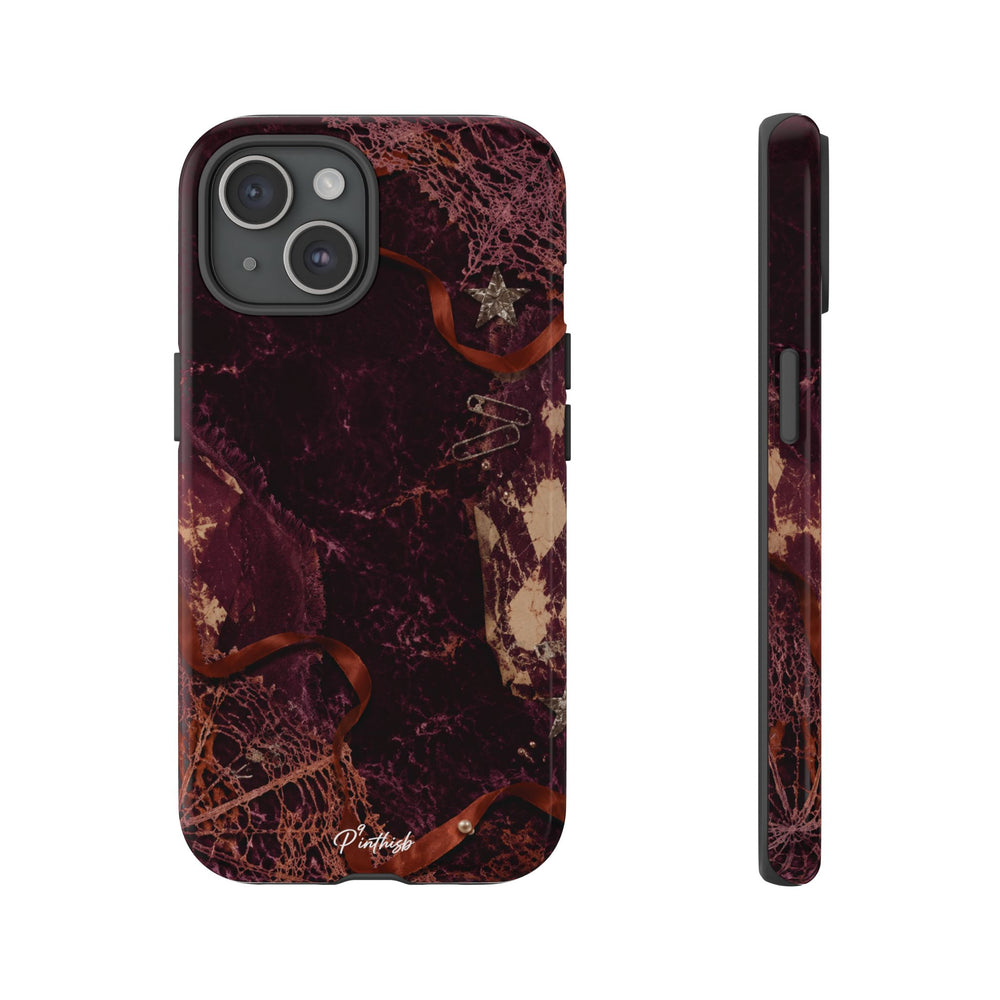 Dark Maroon Vintage Tough Case
