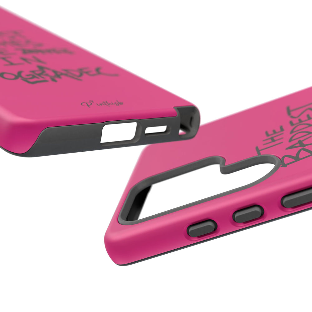 "The Baddest B*tches Are In Pogradec" Hot Pink Case