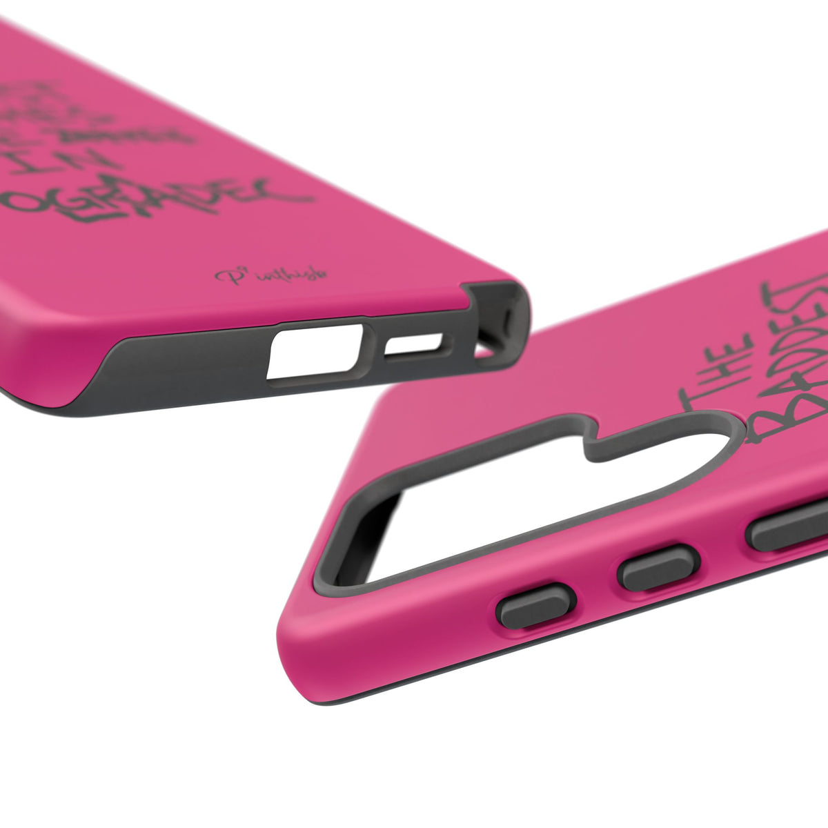 "The Baddest B*tches Are In Pogradec" Hot Pink Case