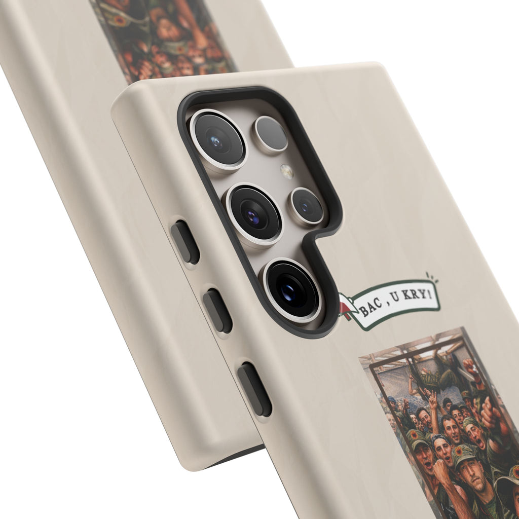 "BAC, U KRY!" Albanian Tough Phone Case