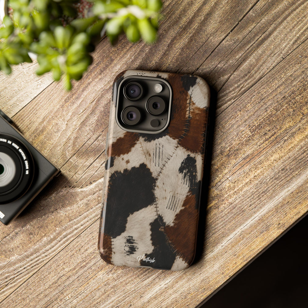 Brown & Black Animal Print Tough Case