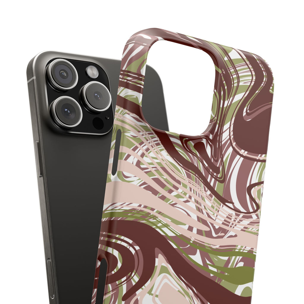 Abstract Marbled Snap Phone Case