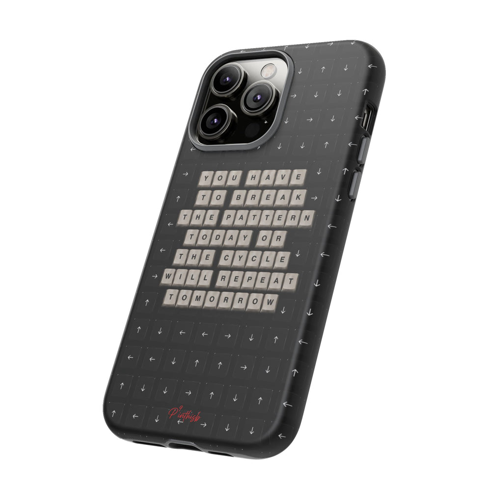 "Break the pattern" Keyboard Tough Case