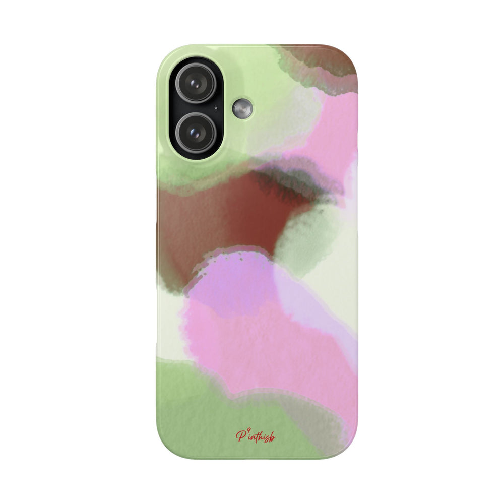 Abstract Pastel Camouflage Snap Phone Case
