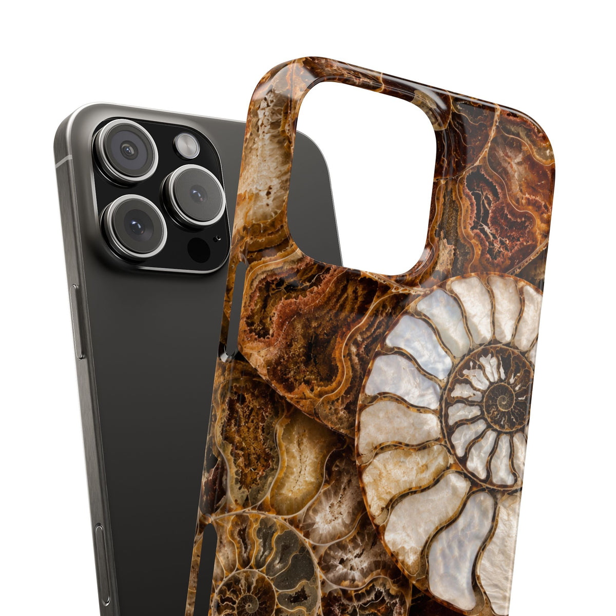 Nautilus Fossil Snap Case