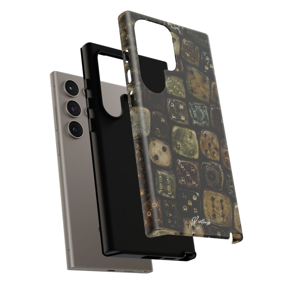 Vintage Dice Tile Phone Case