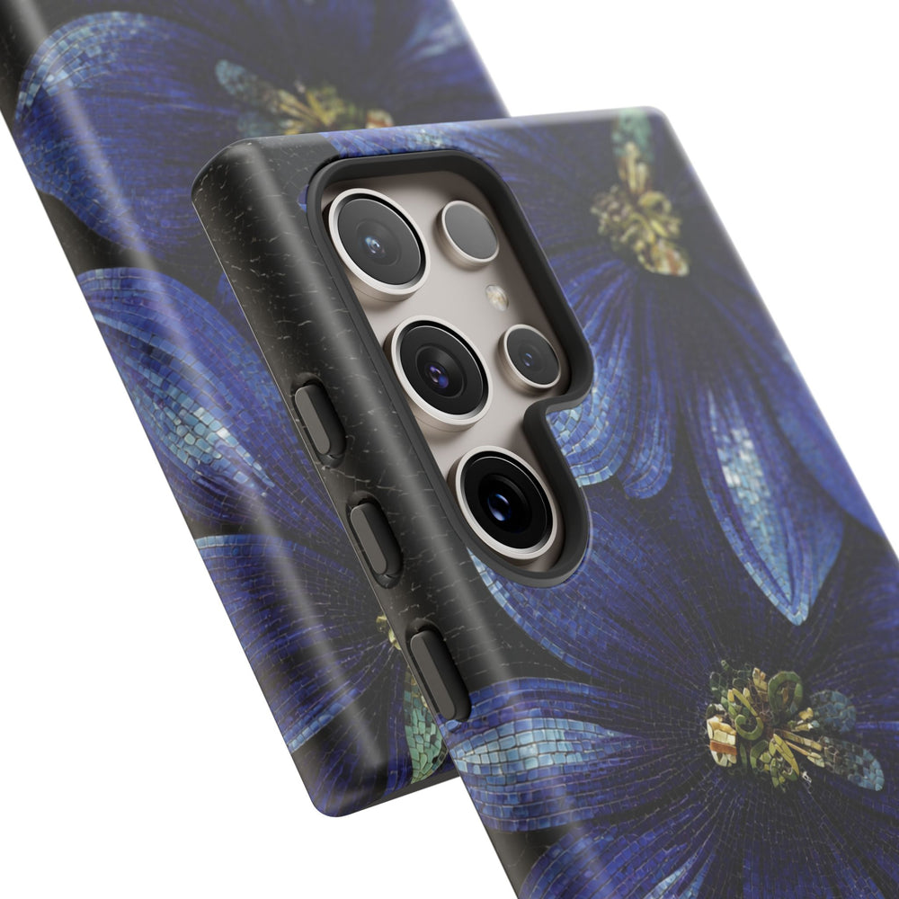 Blue Floral Tough Case