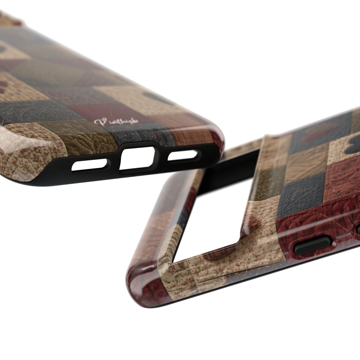 Patchwork Hearts Phone Case