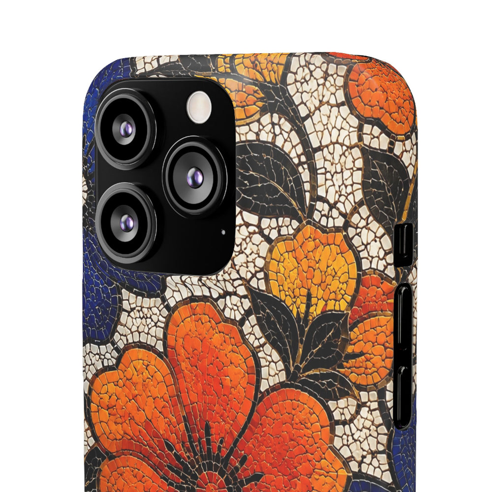 Floral Mosaic Snap Case
