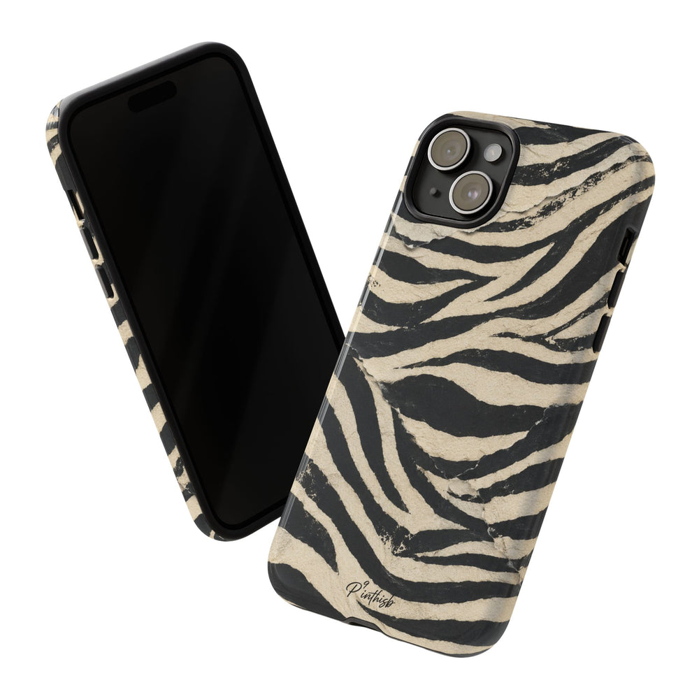 Zebra Stripe Tough Phone Case