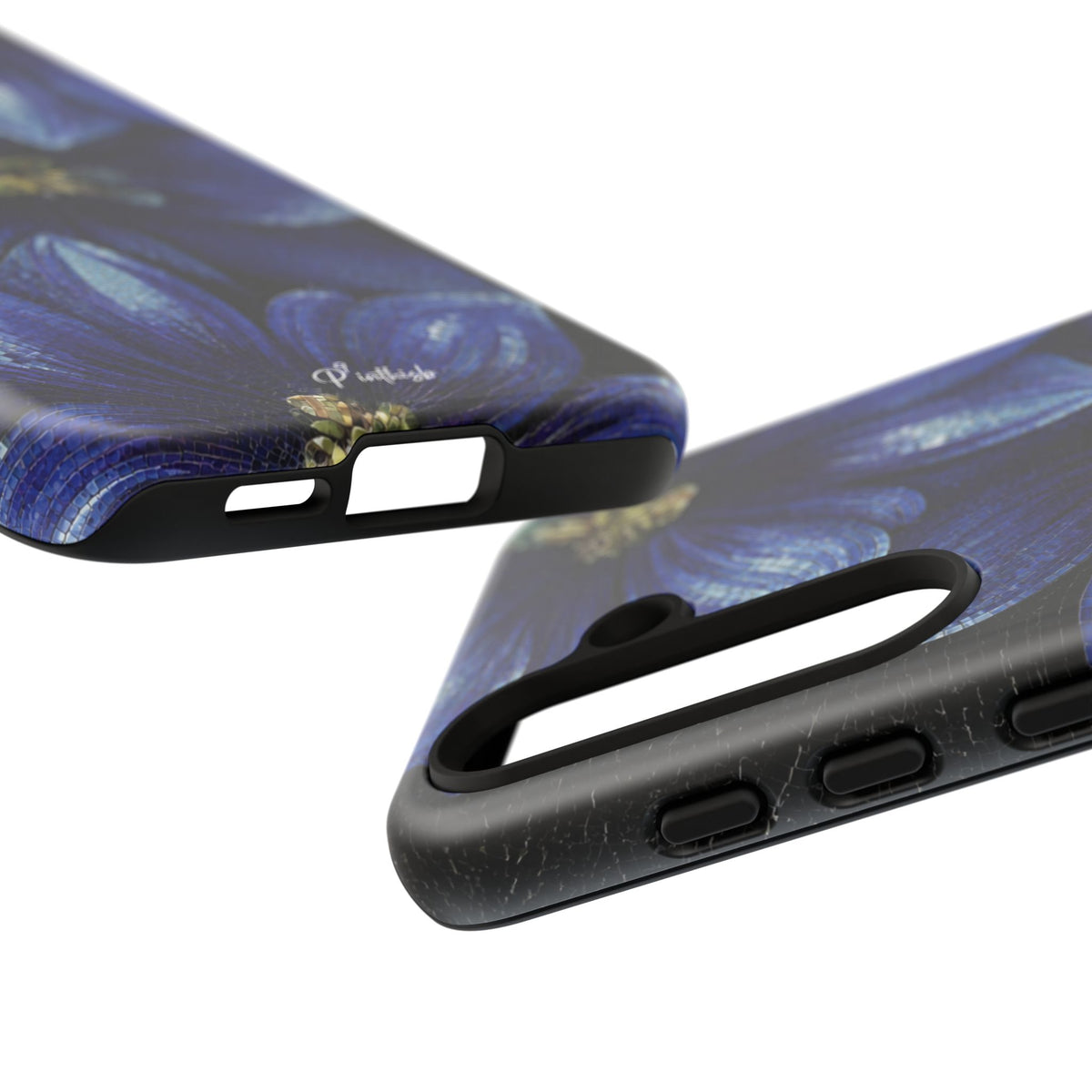 Blue Floral Tough Case
