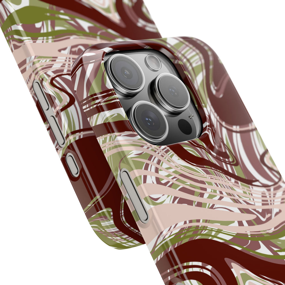 Abstract Marbled Snap Phone Case