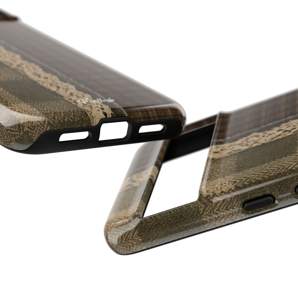 Plaid Lace Tough Phone Case