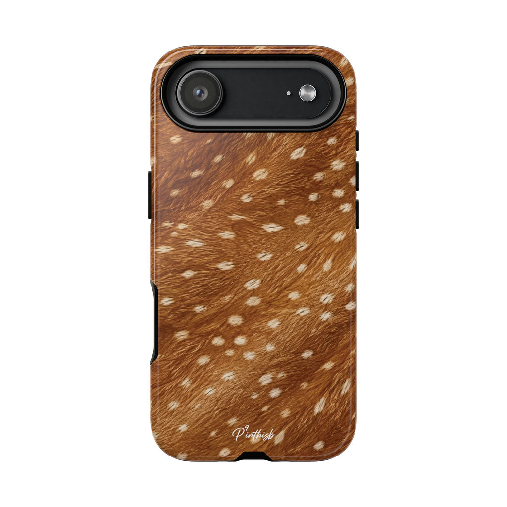 Caramel Deer Pattern Tough Case