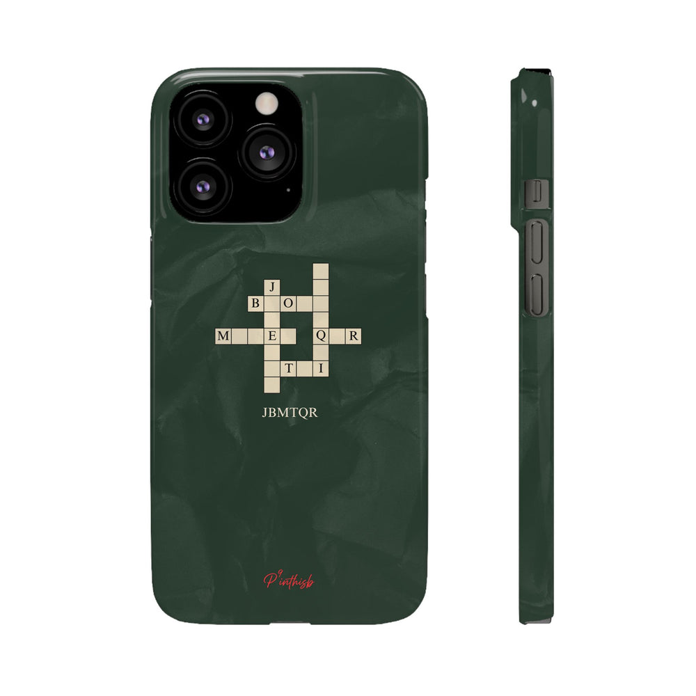 "JBMTQR crossword" Snap Phone Case