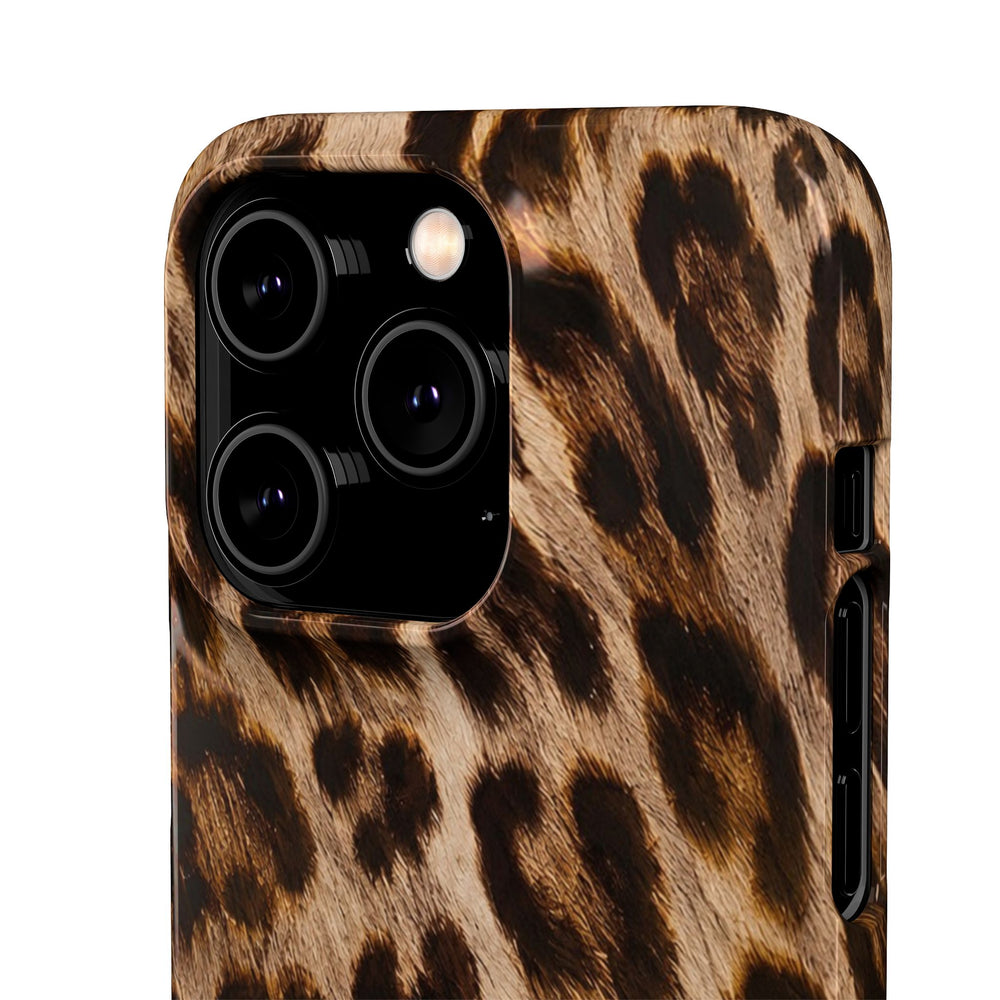 Leopard Print Snap Phone Case