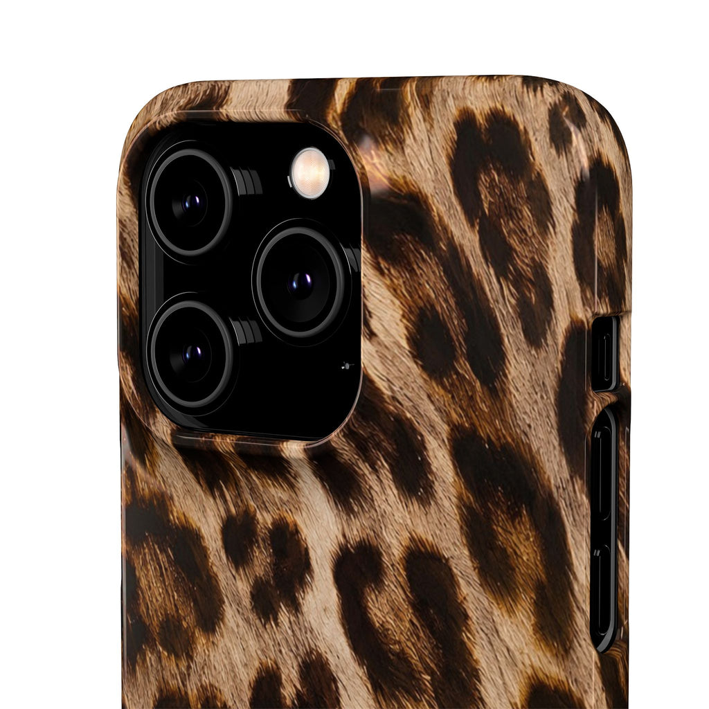 Leopard Print Snap Phone Case