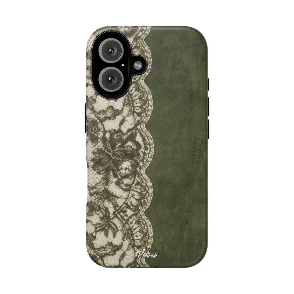 Olive Lace Tough Case
