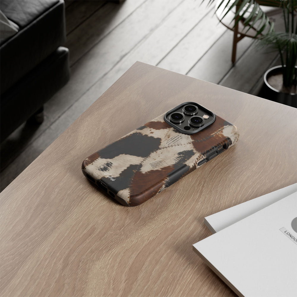 Brown & Black Animal Print Tough Case