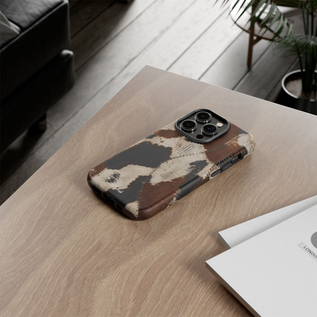 Brown & Black Animal Print Tough Case