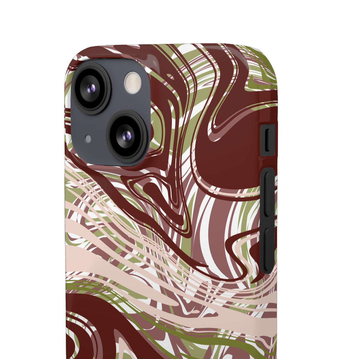 Abstract Marbled Snap Phone Case