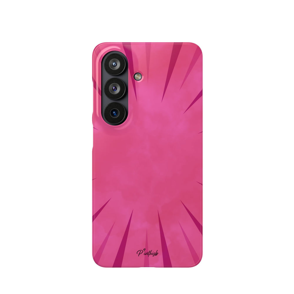Pink Burst Snap Phone Case