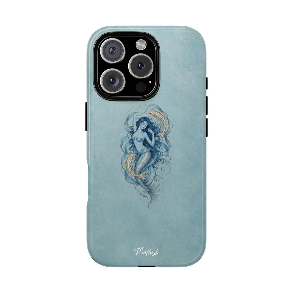 Pisces Zodiac Glitter Phone Case