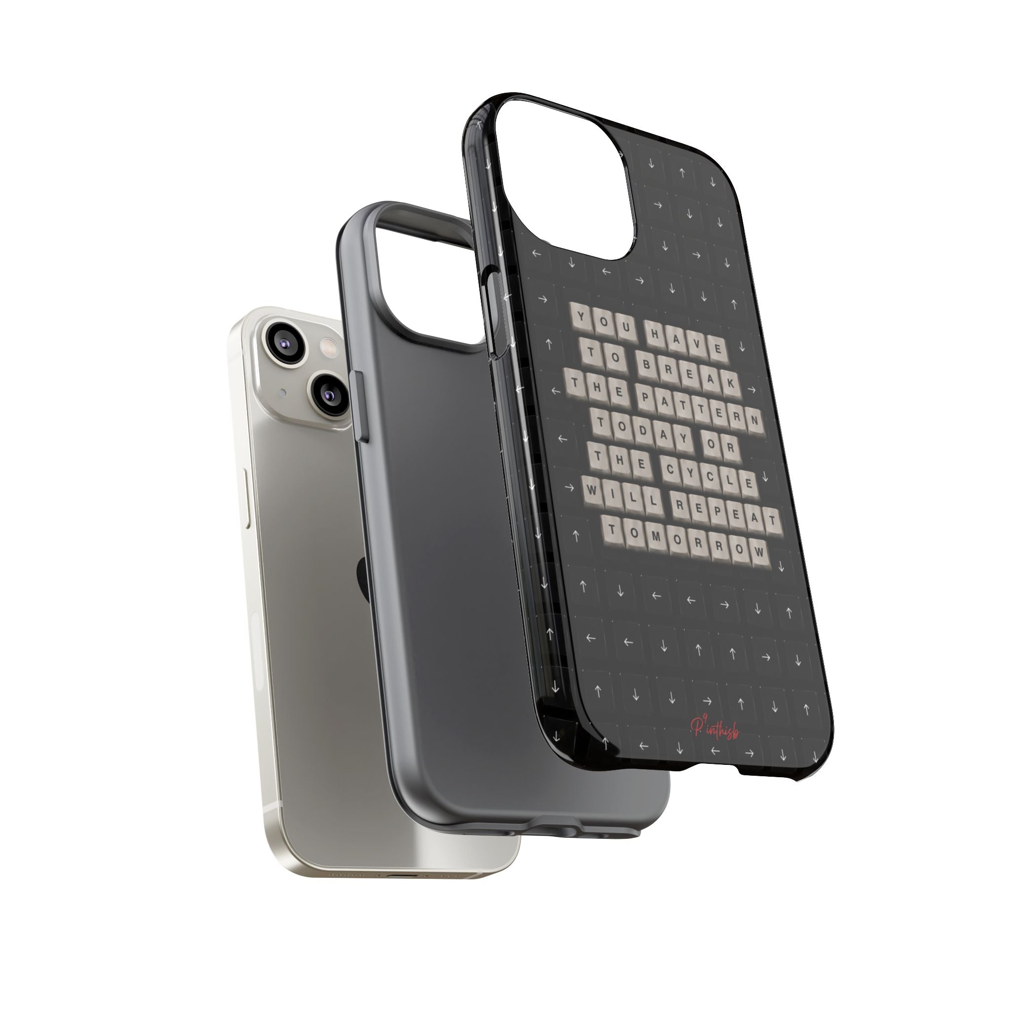 "Break the pattern" Keyboard Tough Case