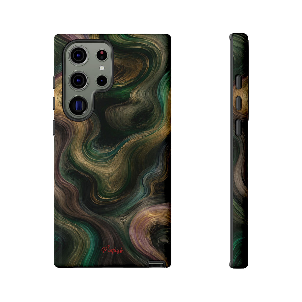 Marbled Forest Tough Phone Case