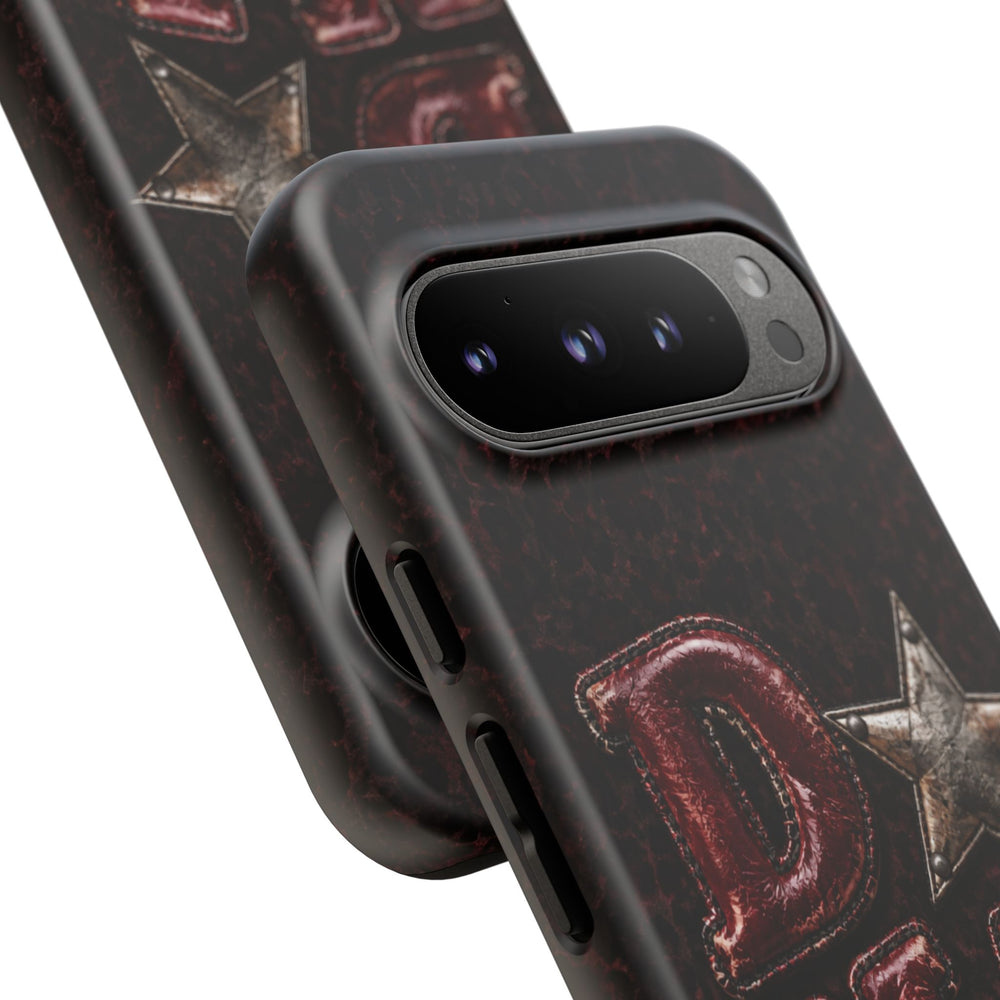 Geometric Blue Diamond Tough Phone Case