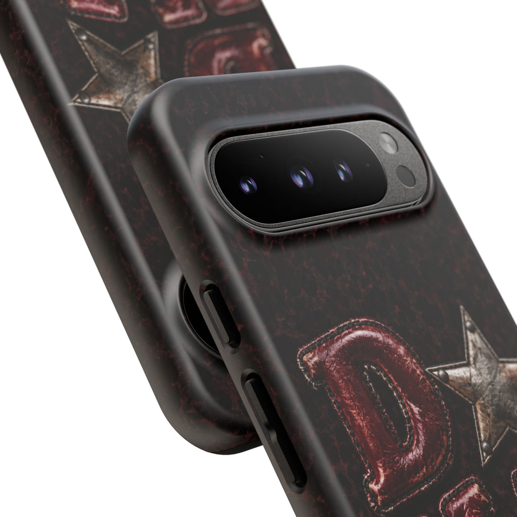 Geometric Blue Diamond Tough Phone Case