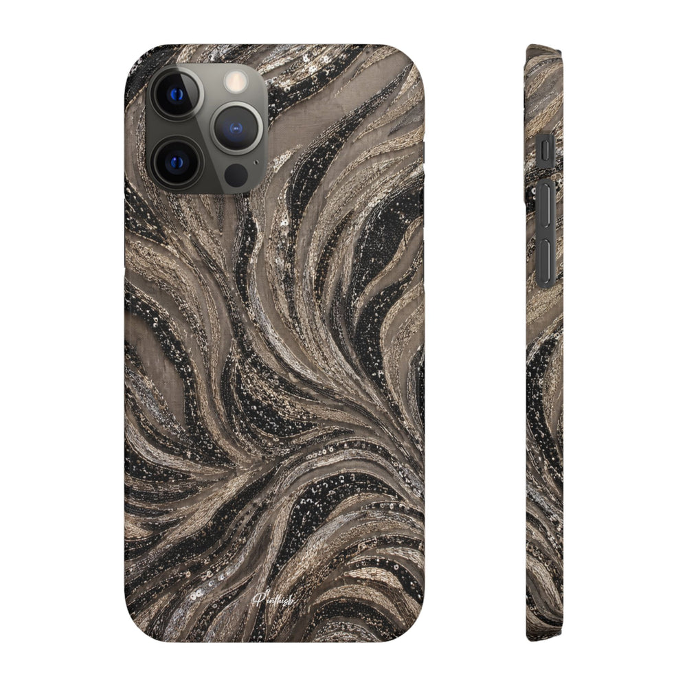 Neutral Swirl Protective Snap Case