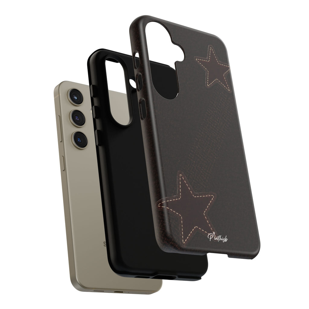 Rustic Stitched Star Phone Case