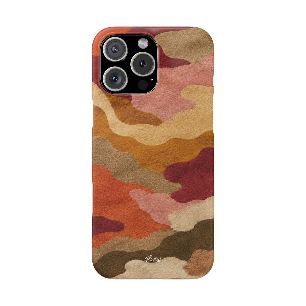 Watercolour Camo Snap Case