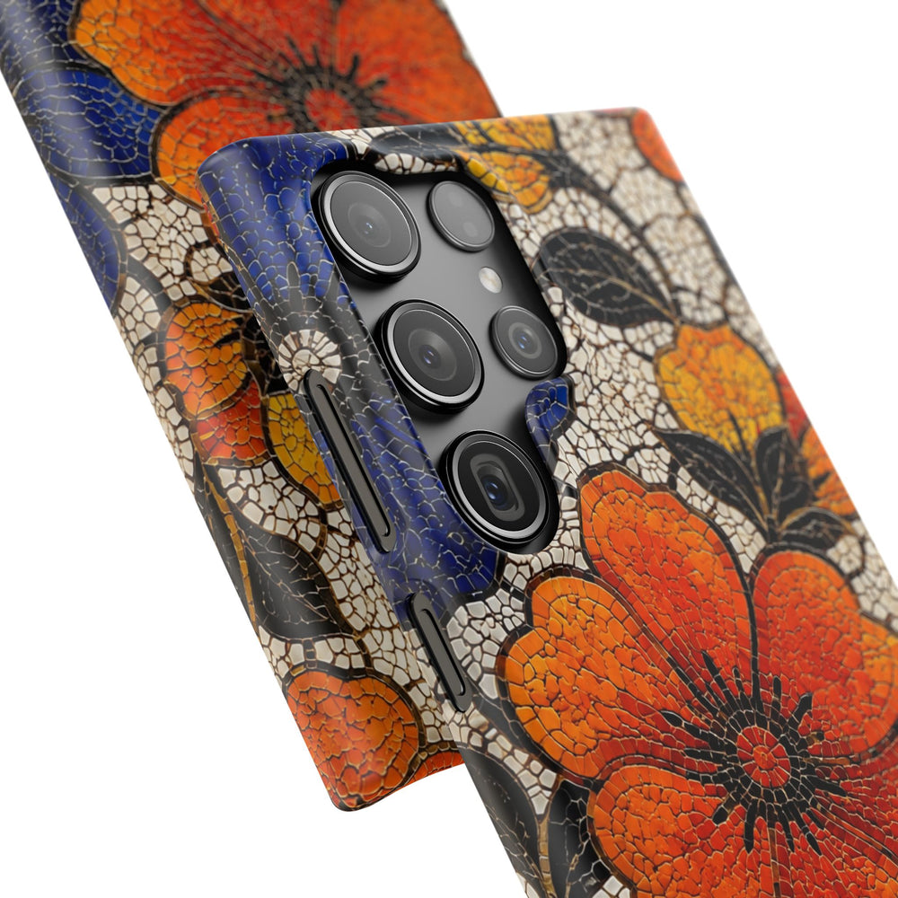Floral Mosaic Snap Case