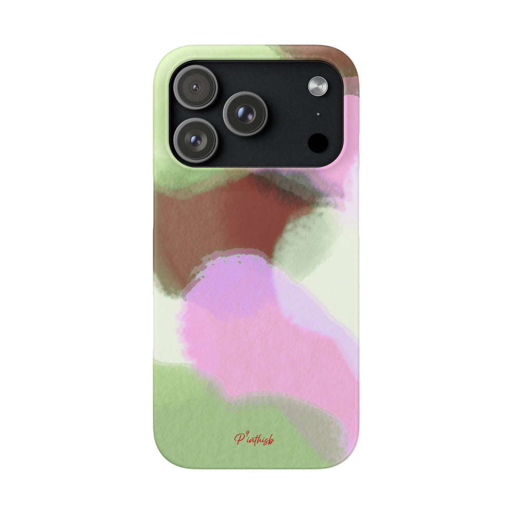 Abstract Pastel Camouflage Snap Phone Case
